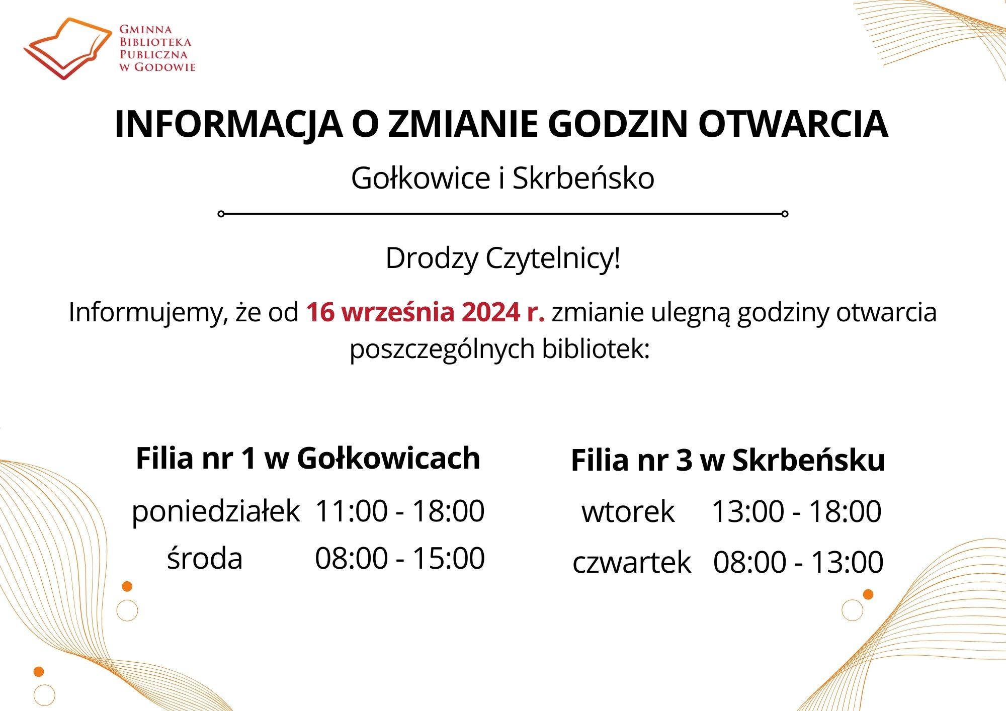 Zmiana godzin